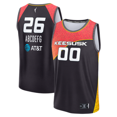 Connecticut Sun Fanatics Fast Break Custom Jersey - Rebel Edition - Gray