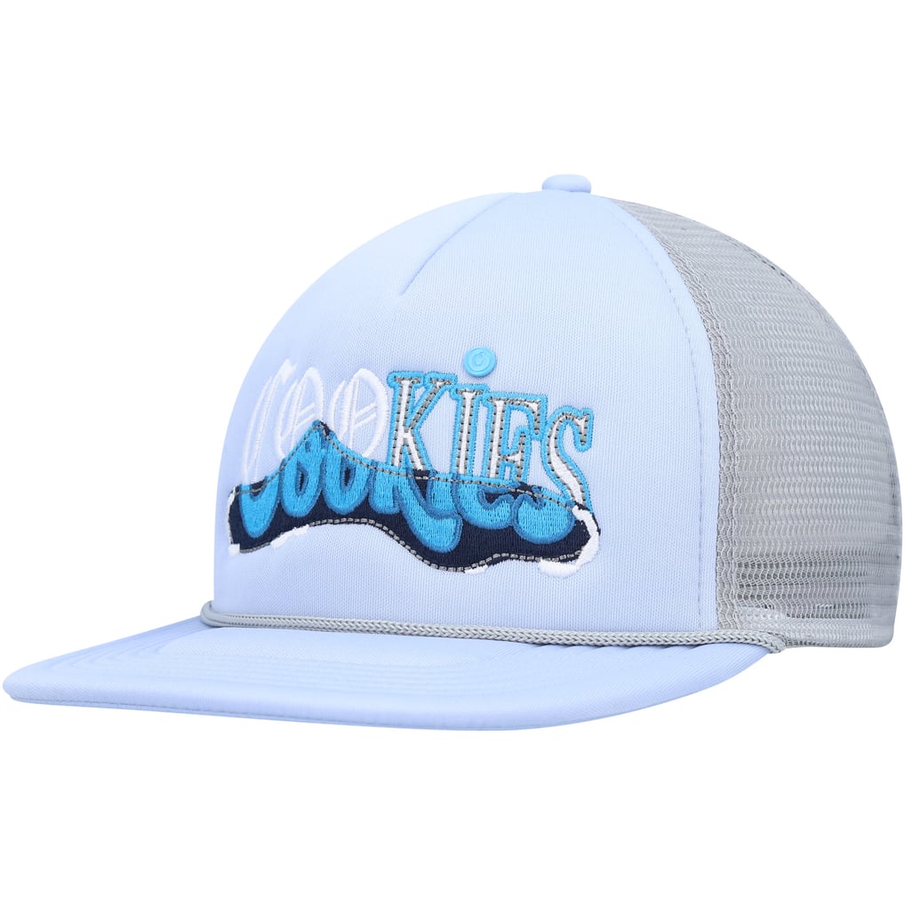 Cookies Upper Echelon Trucker Snapback Hat - Light Blue/Gray 