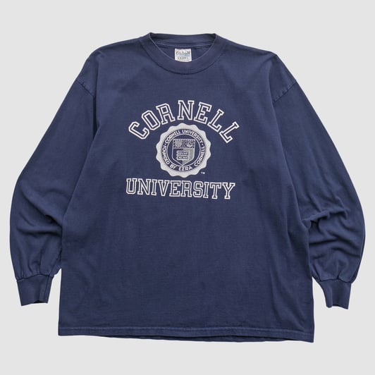 Cornell Big Red Gildan 2000s Long Sleeve T-shirt - Navy - XL by Fanatics Real Vintage