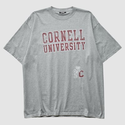 Cornell Big Red Jones&Mitchell 2000s T-shirt - Heather Gray - XL by Fanatics Real Vintage