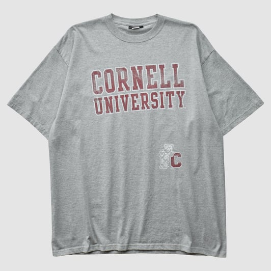 Cornell Big Red Jones&Mitchell 2000s T-shirt - Heather Gray - XL by Fanatics Real Vintage