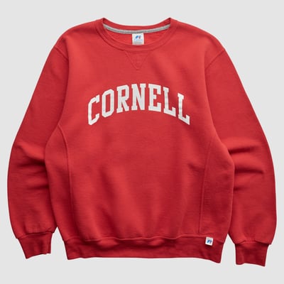 Cornell Big Red Russell 2010s Pullover Sweatshirt - Red - M by Fanatics Real Vintage