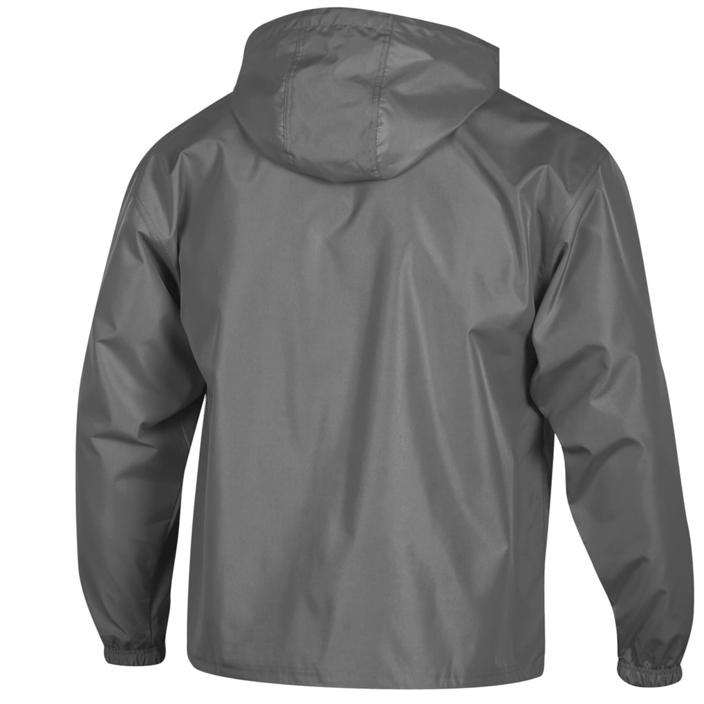 Cornell Big Red Champion Packable Half-Zip Hooded Jacket - Gray
