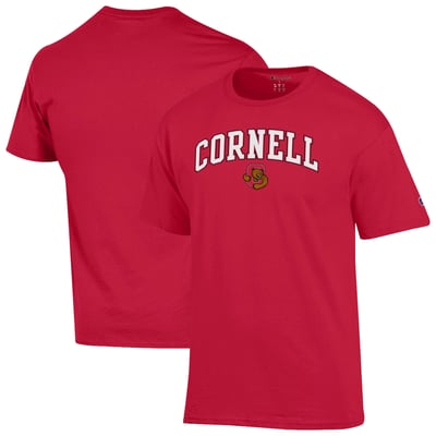 Cornell Big Red Champion Arch Logo T-Shirt - Red