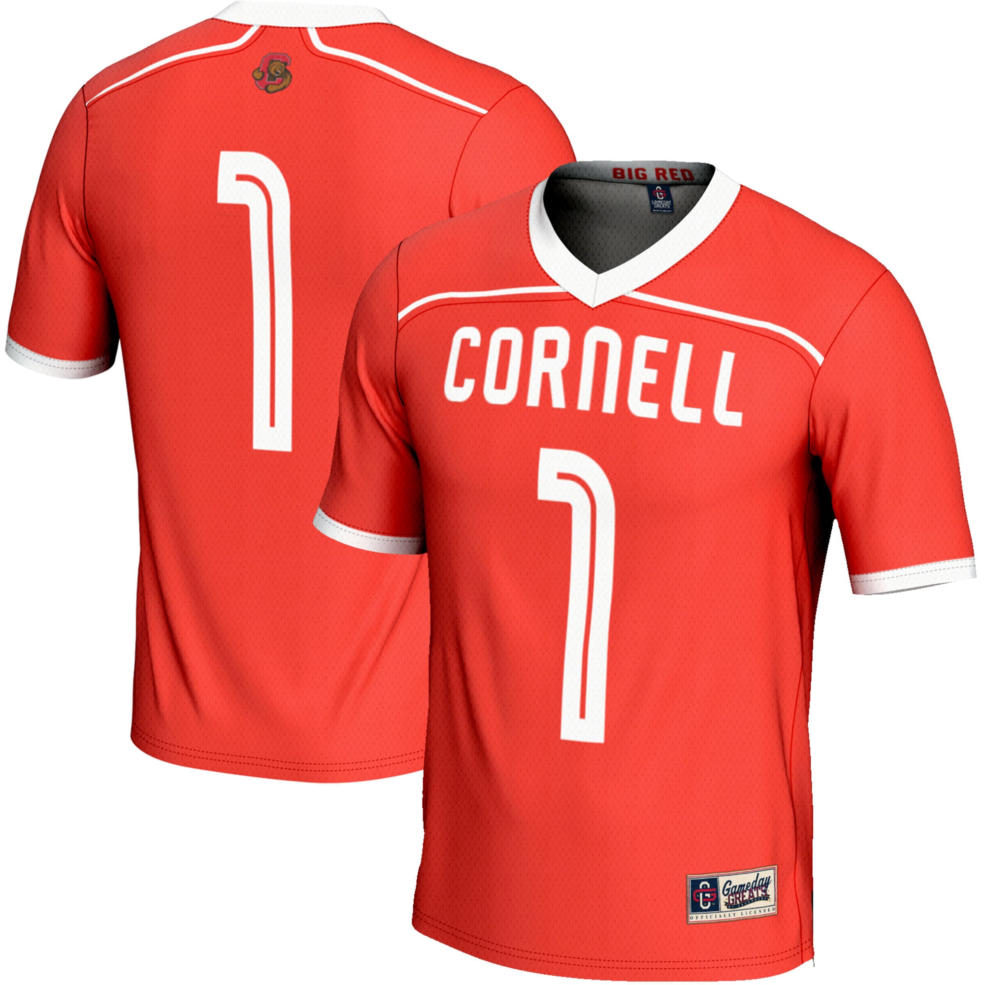 GameDay Greats #1 Cornell Big Red Red Lightweight Men's Lacrosse Jersey