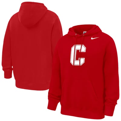 Cornell Big Red Nike Club Fleece Hoodie - Red