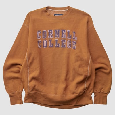 Cornell College Rams Jansport 2000s Pullover Sweatshirt - Clay - S by Fanatics Real Vintage