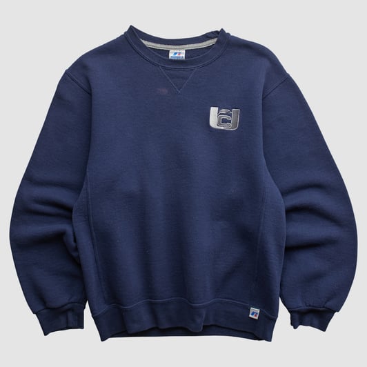 Cornerstone University Golden Eagles Russell 2010s Pullover Sweatshirt - Navy - XXS by Fanatics Real Vintage