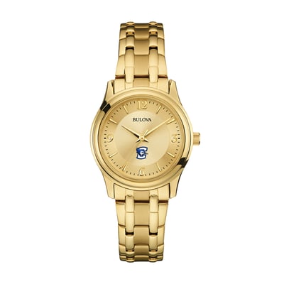 Creighton Bluejays Bulova Women's Gold-Tone Watch