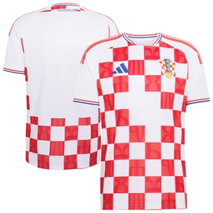 Men's adidas White Croatia National Team 2027 Home Replica Jersey