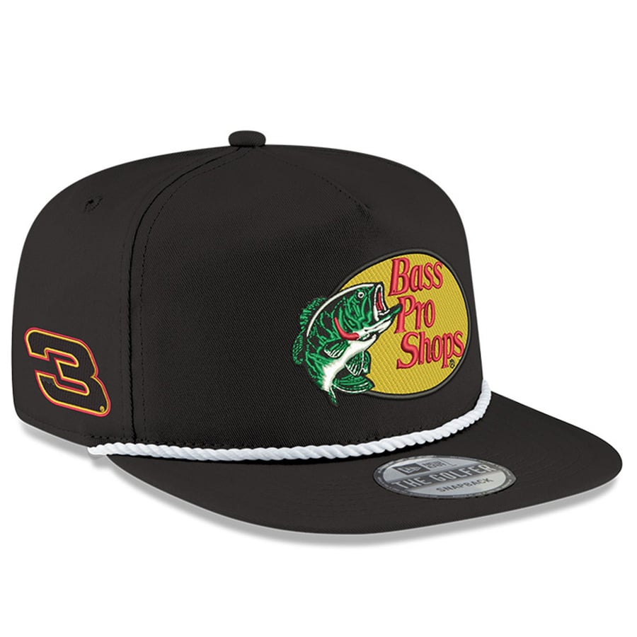Jr Hat Dale Earnhardt Jr. New Era Bass Pro Shops Golfer Adjustable Hat - Black