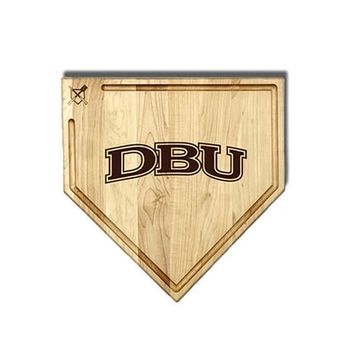 Dallas Baptist Patriots Jardine Baseball BBQ 17" x 17" Home Plate Cutting Board with Trough