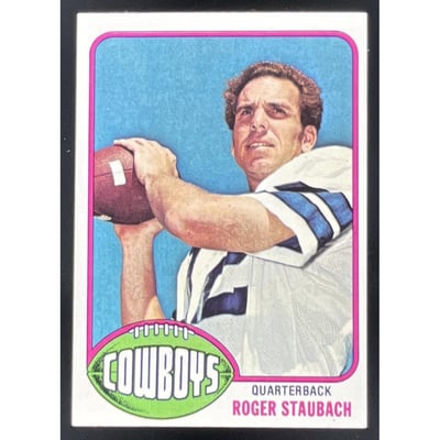 1976 Topps #395 Roger Staubach