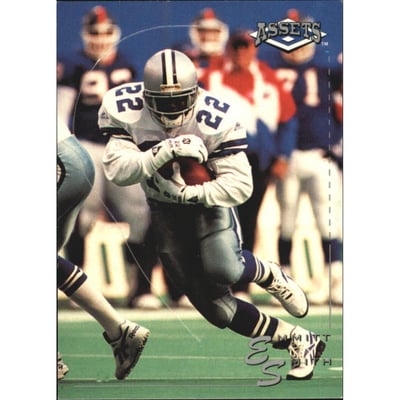 1994-95 Assets Die Cuts #DC25 Emmitt Smith