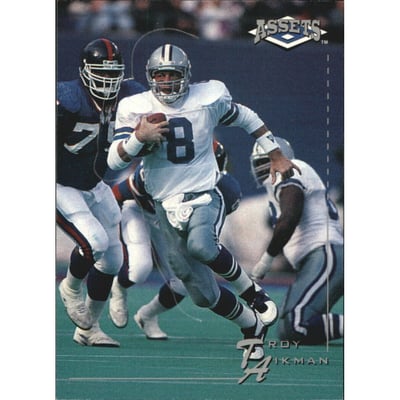 1994-95 Assets Die Cuts #DC3 Troy Aikman