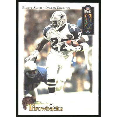 1995 Classic NFL Experience Throwbacks #T7 Emmitt Smith