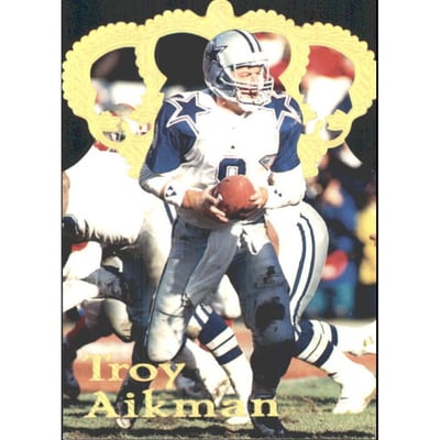 1995 Pacific Gold Crown Die Cuts #DC4 Troy Aikman
