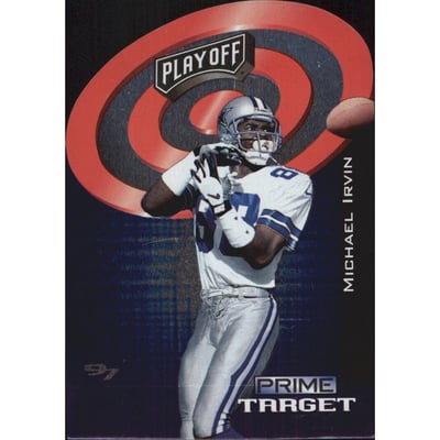 1997 Playoff Zone Prime Target Red #14 Michael Irvin