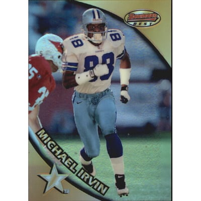 1997 Stadium Club Bowman's Best Previews Refractors #BBP8 Michael Irvin