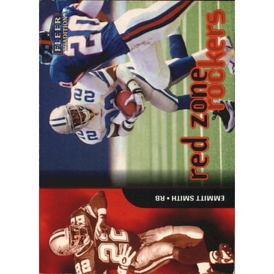 1998 Fleer Tradition Red Zone Rockers #RZ10 Emmitt Smith