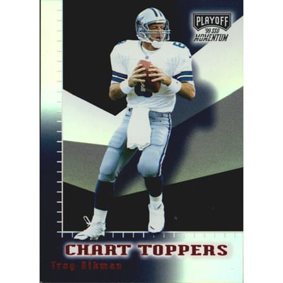 1999 Playoff Momentum SSD Chart Toppers #CT18 Troy Aikman