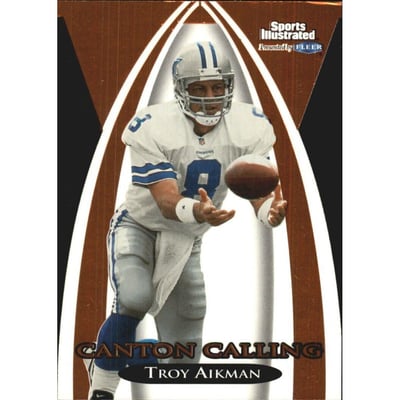 1999 Sports Illustrated Canton Calling #8 Troy Aikman