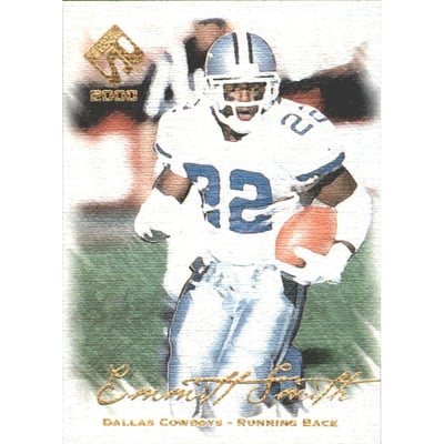 2000 Private Stock Artist's Canvas #4 Emmitt Smith