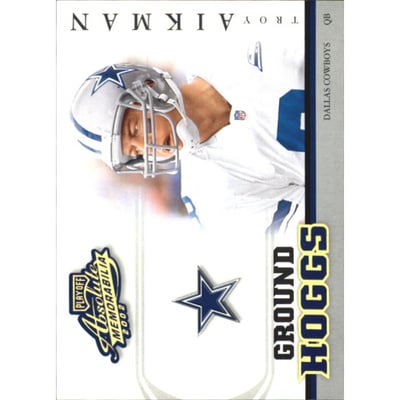 2002 Absolute Memorabilia Ground Hoggs Gold #GH7 Troy Aikman