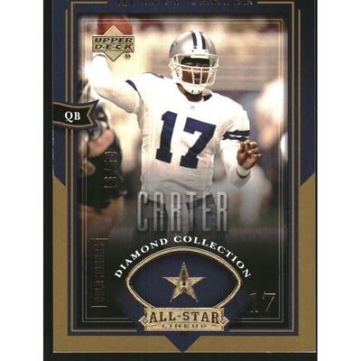 2004 UD Diamond All-Star Gold Honors #48 Quincy Carter