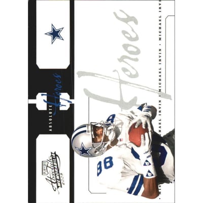 2005 Absolute Memorabilia Absolute Heroes Silver #AH19 Michael Irvin