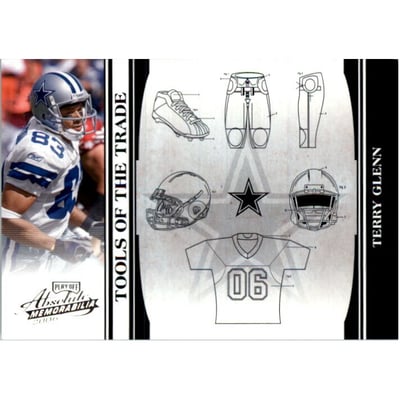 2006 Absolute Memorabilia Tools of the Trade Black #TOT133 Terry Glenn