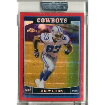 2006 Topps Chrome Red Refractors #105 Terry Glenn