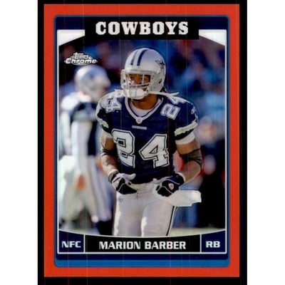 2006 Topps Chrome Red Refractors #74 Marion Barber