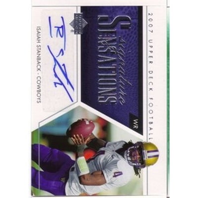 2007 Upper Deck Signature Sensations #SSIS Isaiah Stanback