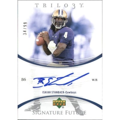 2007 Upper Deck Trilogy Signature Future Autographs #IS Isaiah Stanback/99