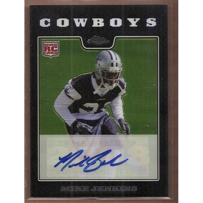 2008 Topps Chrome Rookie Autographs #TC260 Mike Jenkins E