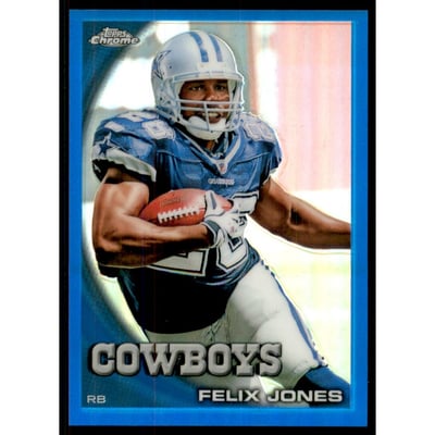 2010 Topps Chrome Blue Refractors #C89 Felix Jones