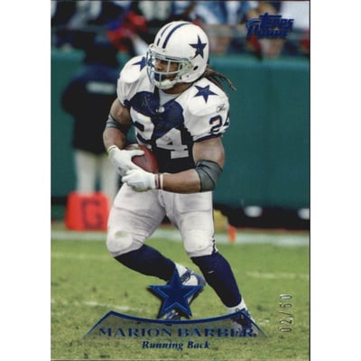 2010 Topps Prime Blue #34 Marion Barber/50
