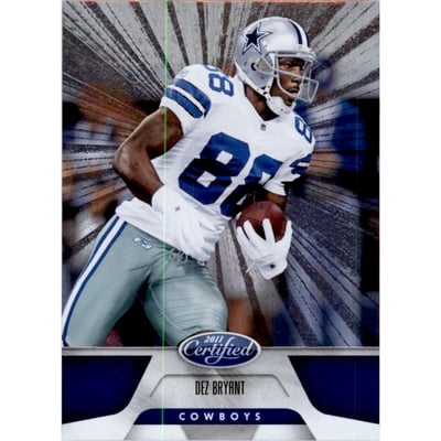2011 Certified Mirror Blue #38 Dez Bryant