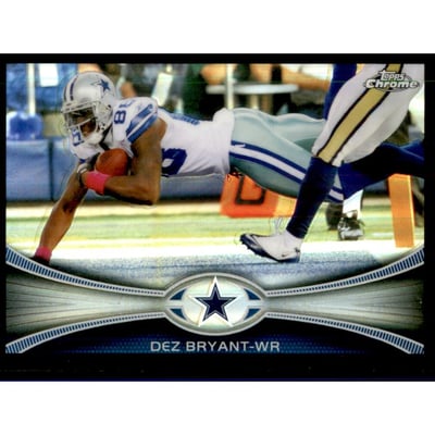 2012 Topps Chrome Black Refractors #35 Dez Bryant