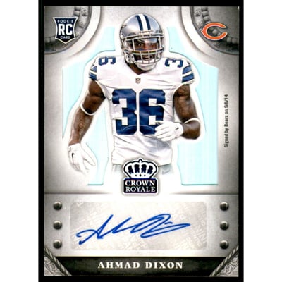 2014 Crown Royale Rookie Signatures #SAD Ahmad Dixon/99