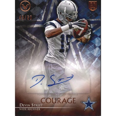 2014 Topps Valor Autographs Courage #VADS Devin Street