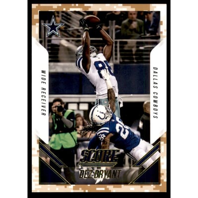 2015 Score Photo Variations Desert Camo #108 Dez Bryant