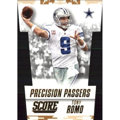 2015 Score Precision Passers Desert Camo #4 Tony Romo