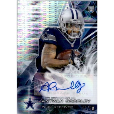 2015 Topps Platinum Autographs Pulsar Refractors #ARAG Antwan Goodley