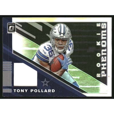 2019 Donruss Optic Rookie Phenoms Jerseys Horizontal #RP37 Tony Pollard