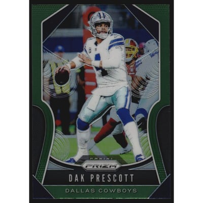 2019 Panini Prizm Prizms Green #37 Dak Prescott