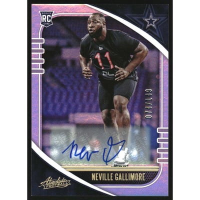 2020 Absolute Signature Rookies Spectrum #183 Neville Gallimore/149