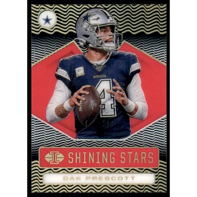 2020 Panini Illusions Shining Stars Pink #14 Dak Prescott