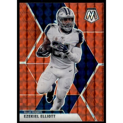 2020 Panini Mosaic Mosaic Red #60 Ezekiel Elliott